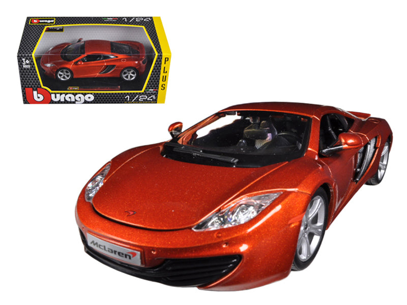 Mclaren MP4-12C Metallic Orange 1/24 Diecast Car Model by Bburago