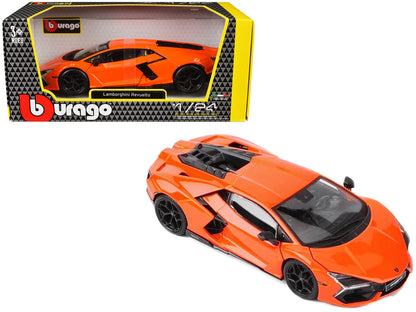 Lamborghini Revuelto Orange "Italian Design" Series 1/24 Diecast Model Car by Bburago