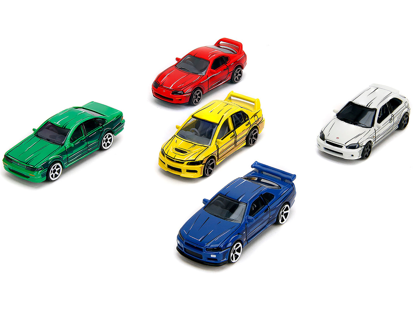 Japan Series (2024) 5 piece Set 1/64 Diecast Model Cars by Majorette