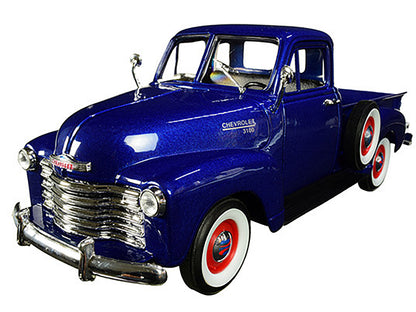 1953 Chevrolet 3100 Pickup Truck Blue 1/24-1/27 Diecast Model Car by Welly