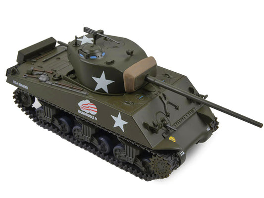 US M4A3 Sherman Medium Tank Creighton Abrams' "Thunderbolt IV" "U.S.A. 37th Tank Battalion 4th Armored Division Bastogne Belgium December 1944" 1/43 Diecast Model by AFVs of WWII