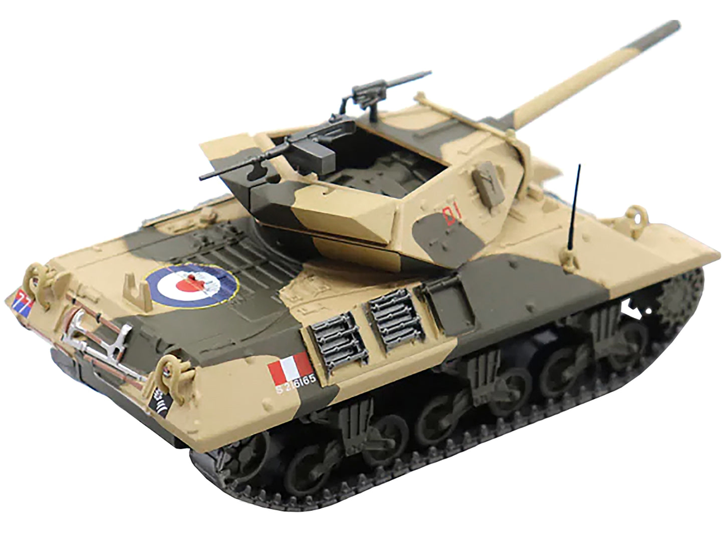 M10 Tank Destroyer D1 #77 "U.S.A. 72nd Anti-Tank Regiment 6th Armored Division Italy August 1944" 1/43 Diecast Model by AFVs of WWII