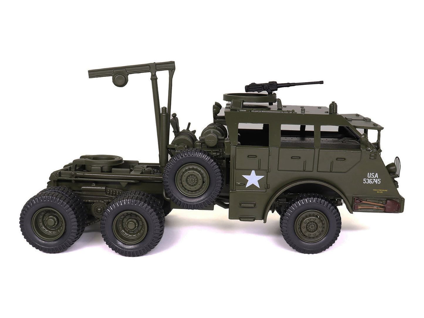 Pacific M26 Tractor Olive Drab "United States Army" 1/43 Diecast Model by Militaria Die Cast