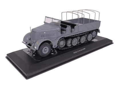 Sd.Kfz. 9 18-Ton FAMO AFV Gray "German Army" 1/43 Diecast Model by Militaria Die Cast