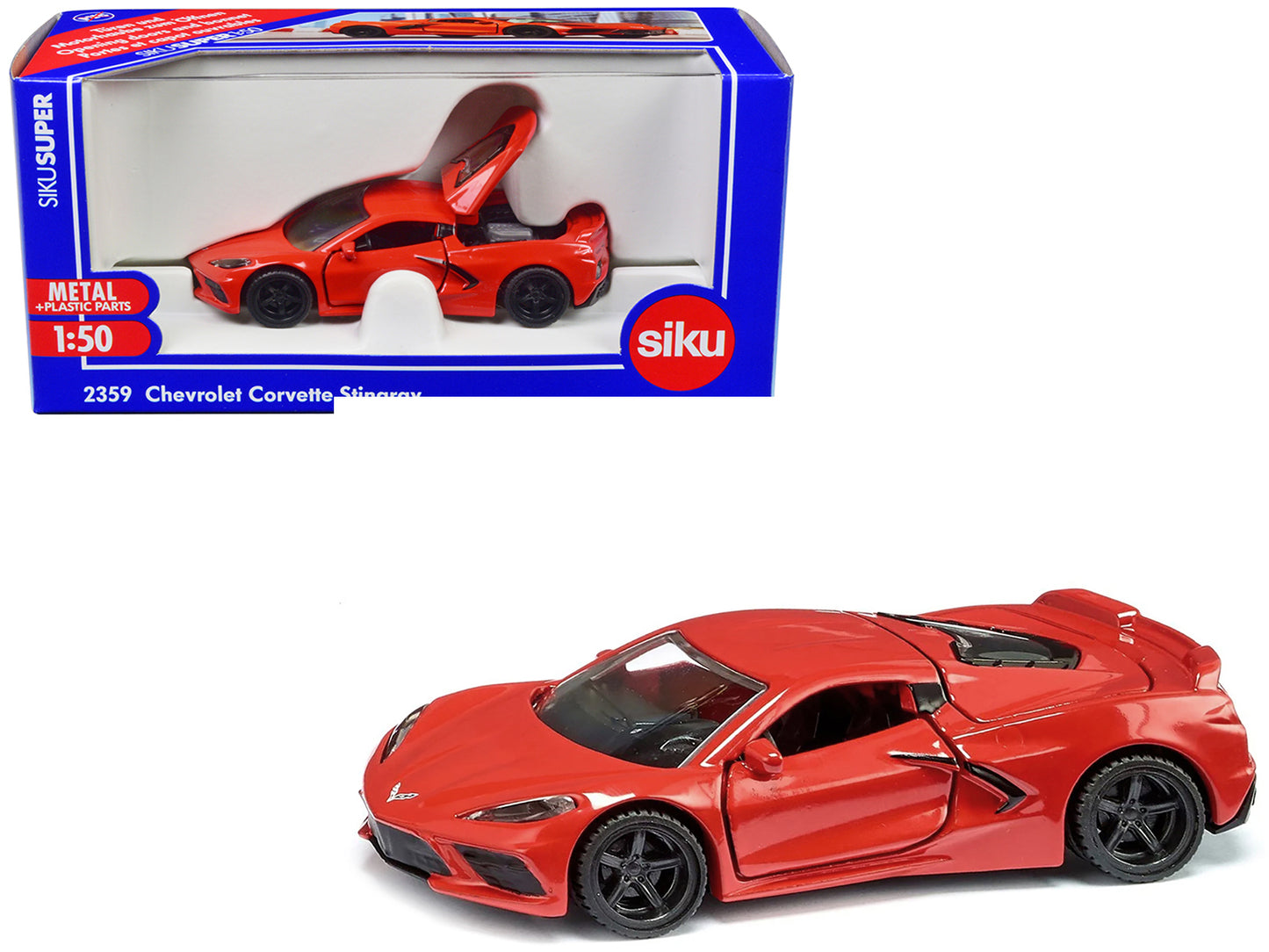 Chevrolet Corvette Stingray Red 1/50 Diecast Model by Siku