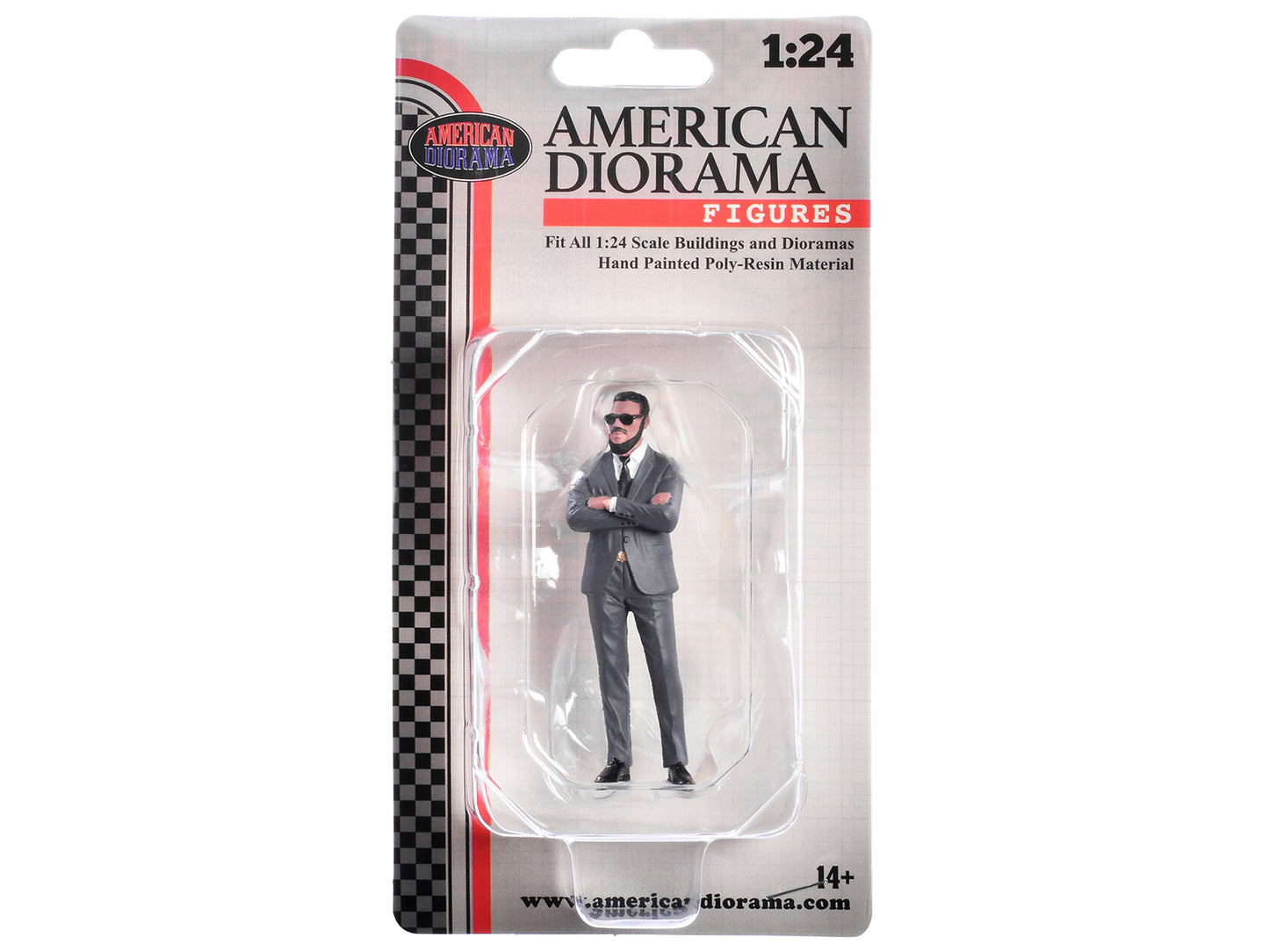 "Gentlemen's Club" Figure 2 for 1/24 Scale Models by American Diorama