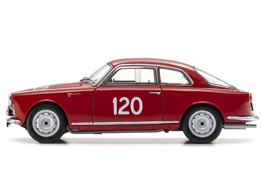 Alfa Romeo Giulietta SV #120 Giorgio Becucci - Pasquale Cazzato "Mille Miglia" (1956) 1/18 Diecast Model Car by Kyosho