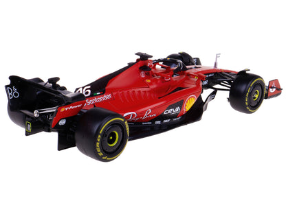 Ferrari SF-23 #16 Charles Leclerc "Formula One F1 World Championship" (2023) with Driver Figure 1/24 Diecast Model Car by Bburago