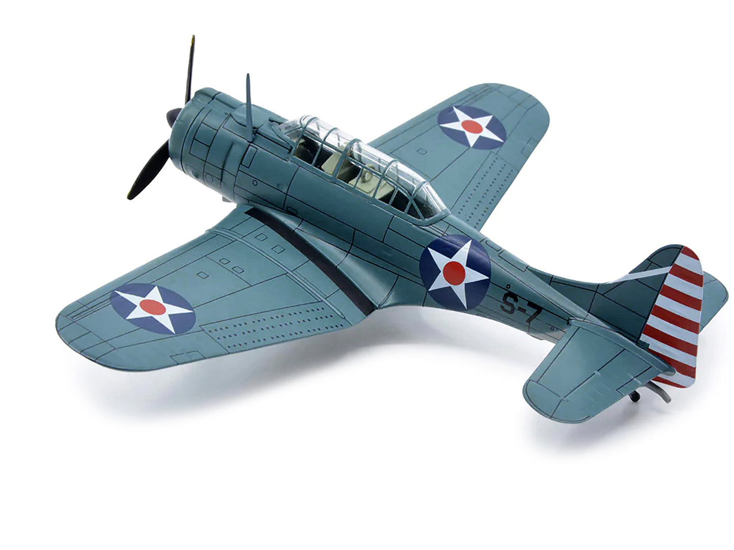 Douglass SBD-3 Dauntless Bomber Plane (United States Navy 1938) 1/72 Diecast Model by Warbirds of WWII