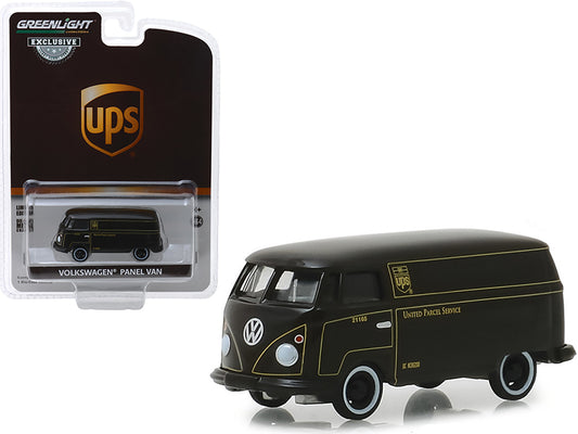 Volkswagen Panel Van Dark Brown "United Parcel Service" (UPS) "Hobby Exclusive" 1/64 Diecast Model Car by Greenlight