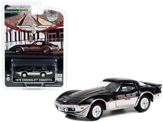 1978 Chevrolet Corvette "62nd Annual Indianapolis 500 Mile Race Official Pace Car" "Hobby Exclusive" Series 1/64 Diecast Model Car by Greenlight