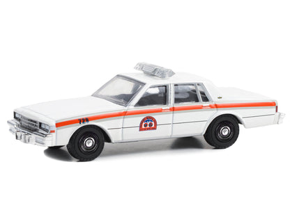 1987 Chevy Caprice "NYC EMS (City of New York Emergency Medical Service)" White with Stripes "Hobby Exclusive" Series 1/64 Diecast Model Car by Greenlight