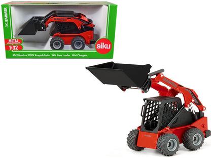 Manitou 3300V Skid Steer Loader Red 1/32 Diecast Model by Siku