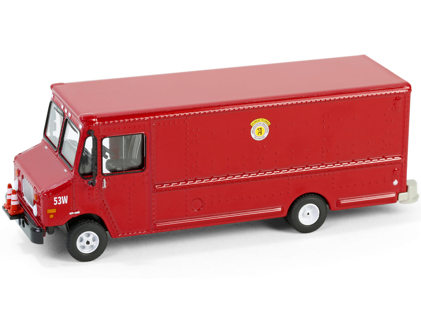 2020 Step Van with Traffic Cone Mounts "Village of Arlington Heights Public Works" Red "Hobby Exclusive" Series 1/64 Diecast Model Car by Greenlight