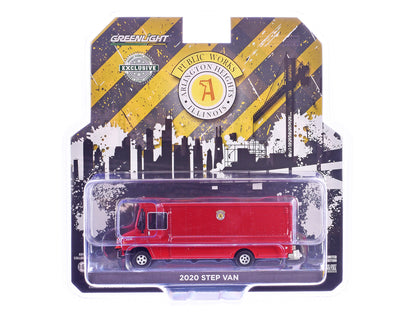 2020 Step Van with Traffic Cone Mounts "Village of Arlington Heights Public Works" Red "Hobby Exclusive" Series 1/64 Diecast Model Car by Greenlight