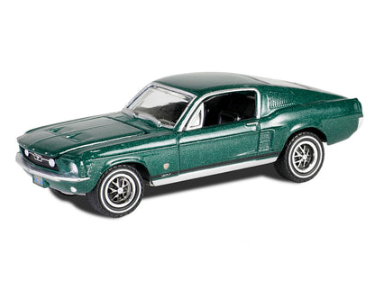 1967 Ford Mustang GT Fastback "High Country Special" Timberline Green Metallic "Hobby Exclusive" Series 1/64 Diecast Model Car by Greenlight