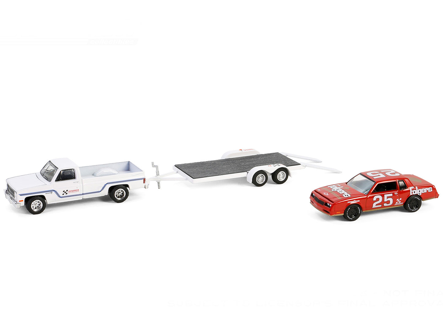 "Racing Hitch & Tow" Set of 3 pieces Series 5 1/64 Diecast Model Cars by Greenlight