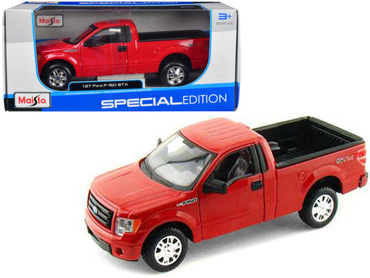 2010 Ford F-150 STX Pickup Truck Red 1/27 Diecast Model by Maisto