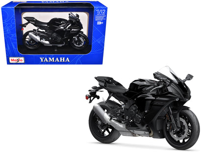 Yamaha YZF-R1 Black 1/12 Diecast Motorcycle Model by Maisto