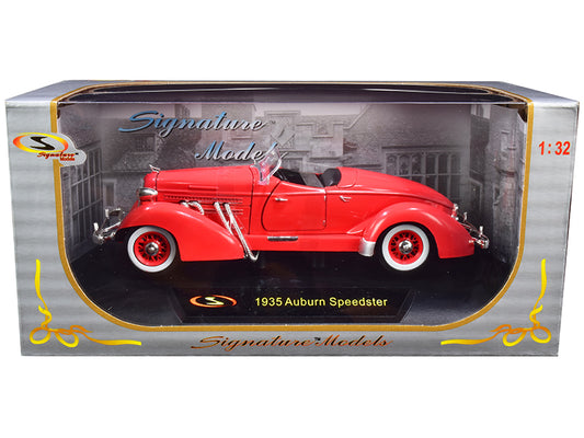 1935 Auburn Speedster Coral Red 1/32 Diecast Model Car by Signature Models