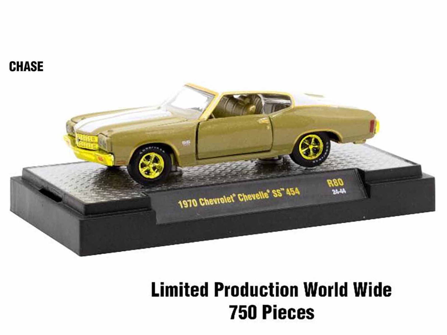 "Auto Meets" Set of 6 Cars IN DISPLAY CASES Release 80 Limited Edition 1/64 Diecast Model Cars by M2 Machines