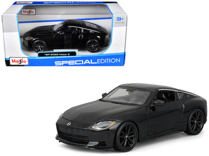 2023 Nissan Z Black Metallic "Special Edition" Series 1/24 Diecast Model Car by Maisto