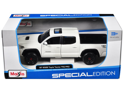 2023 Toyota Tacoma TRD PRO Pickup Truck White with Sunroof "Special Edition" Series 1/27 Diecast Model Car by Maisto