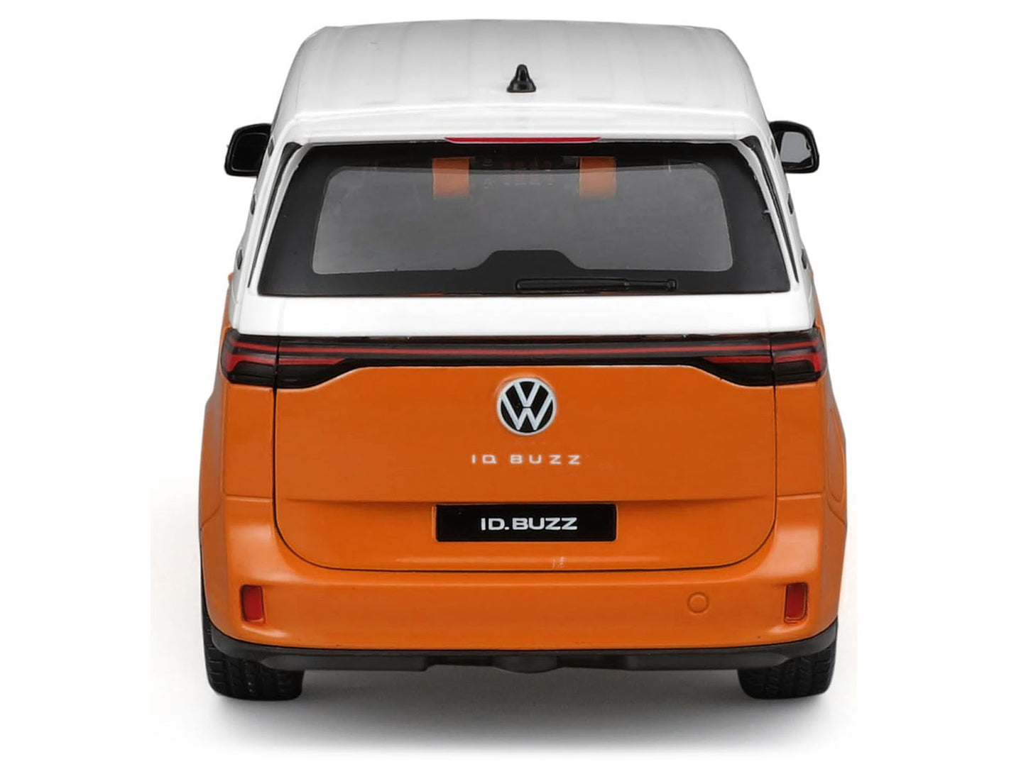 2023 Volkswagen ID. Buzz Van Orange and White "Special Edition" Series 1/24 Diecast Model Car by Maisto