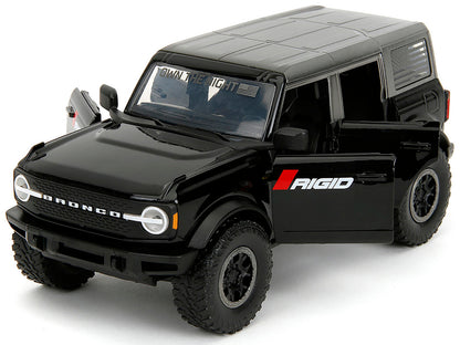 2021 Ford Bronco Badlands Black "Rigid" with Extra Wheels "Just Trucks" Series 1/24 Diecast Model Car by Jada