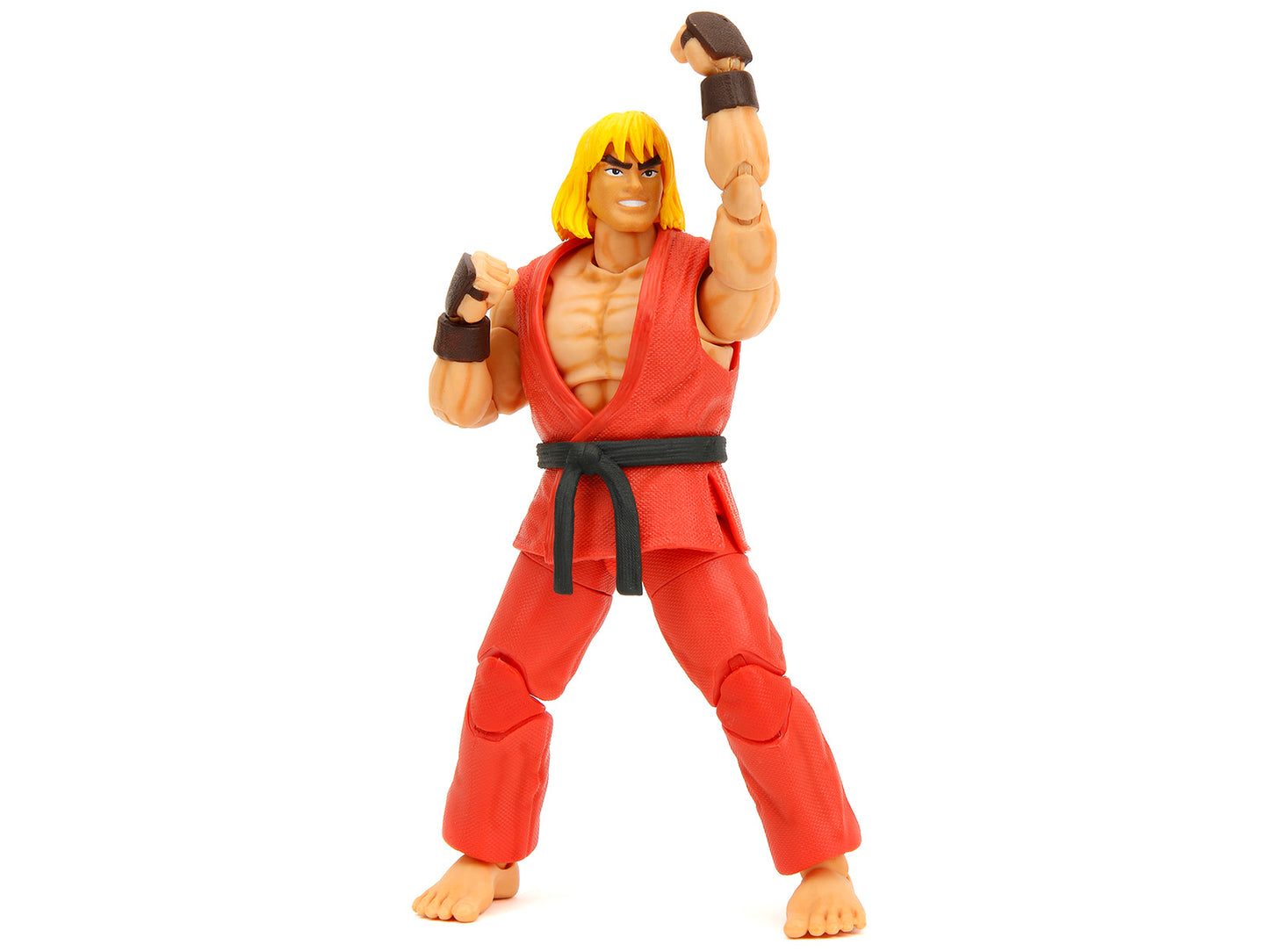 Ken 6" Moveable Figure with Accessories and Alternate Head and Hands "Ultra Street Fighter II: The Final Challengers" (2017) Video Game Model by Jada