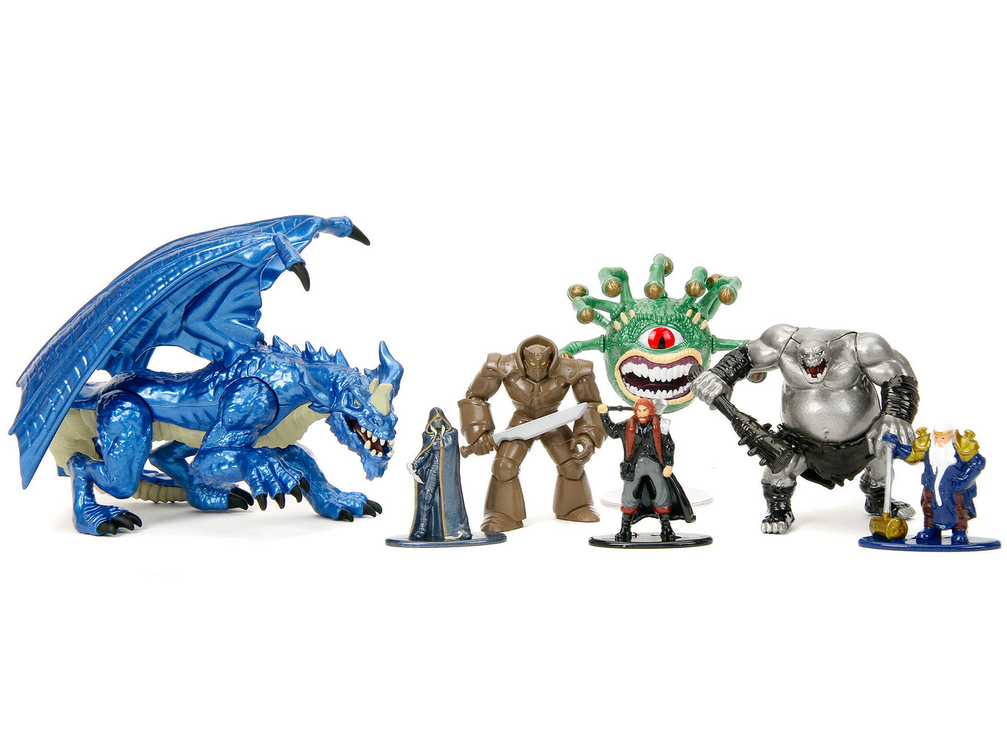 "Dungeons and Dragons" Set of 7 Diecast Figures by Jada