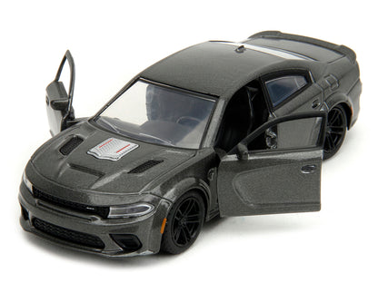 2021 Dodge Charger SRT Hellcat Gray Metallic "Fast X" (2023) Movie "Fast & Furious" Series 1/32 Diecast Model Car by Jada