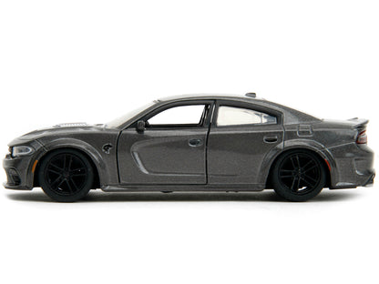 2021 Dodge Charger SRT Hellcat Gray Metallic "Fast X" (2023) Movie "Fast & Furious" Series 1/32 Diecast Model Car by Jada