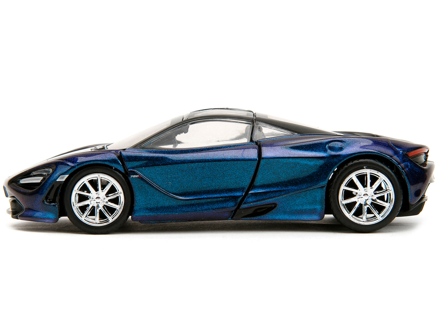 McLaren 720S Blue Metallic with Black Top "Pink Slips" Series 1/32 Diecast Model Car by Jada