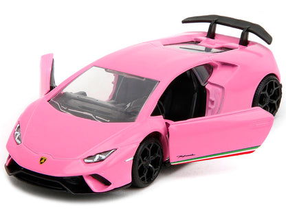 Lamborghini Huracan Performante Matt Pink "Pink Slips" Series 1/32 Diecast Model Car by Jada