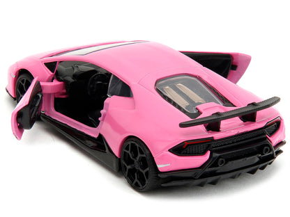 Lamborghini Huracan Performante Matt Pink "Pink Slips" Series 1/32 Diecast Model Car by Jada