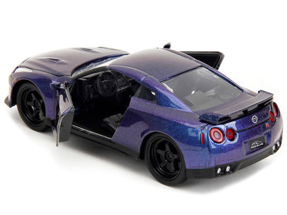 2009 Nissan GT-R (R35) Purple Metallic "Pink Slips" Series 1/32 Diecast Model Car by Jada