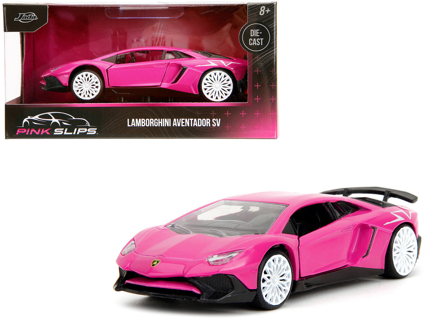 Lamborghini Aventador SV Pink "Pink Slips" Series 1/32 Diecast Model Car by Jada