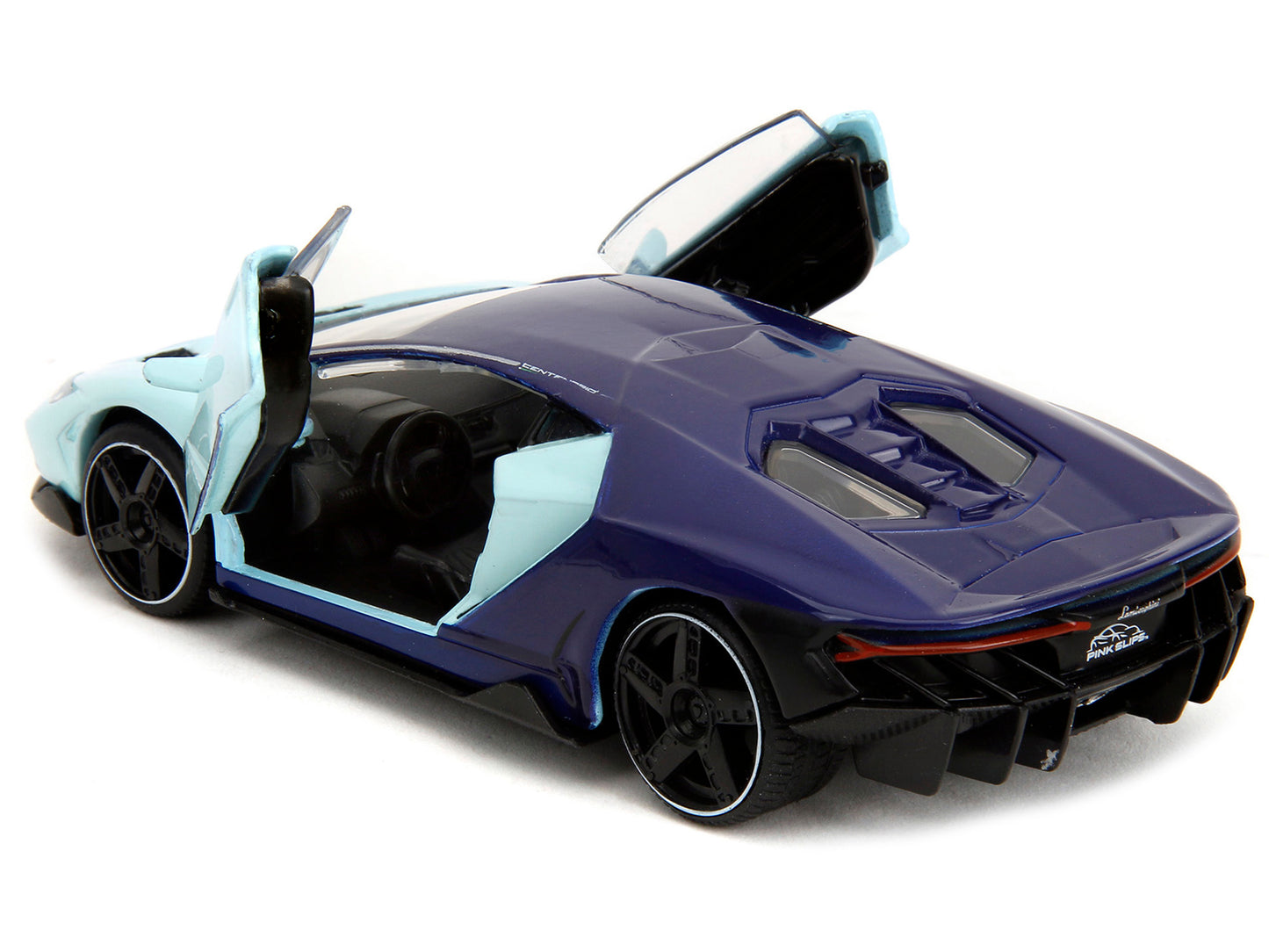 Lamborghini Centenario Light Blue and Purple "Pink Slips" Series 1/32 Diecast Model Car by Jada