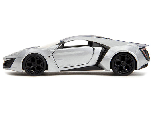 Lykan Hypersport Silver Metallic and Purple "Pink Slips" Series 1/32 Diecast Model Car by Jada