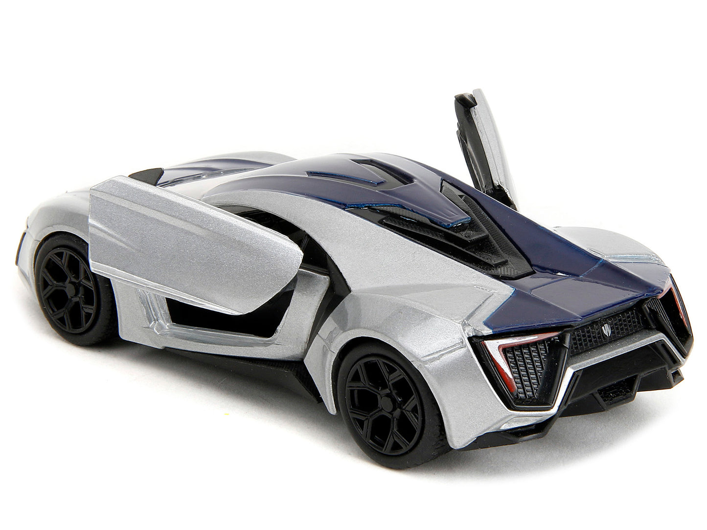 Lykan Hypersport Silver Metallic and Purple "Pink Slips" Series 1/32 Diecast Model Car by Jada