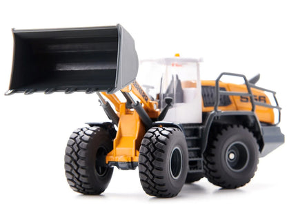 Liebherr L556 Wheel Loader Yellow with White Cabin 1/50 Diecast Model by Siku