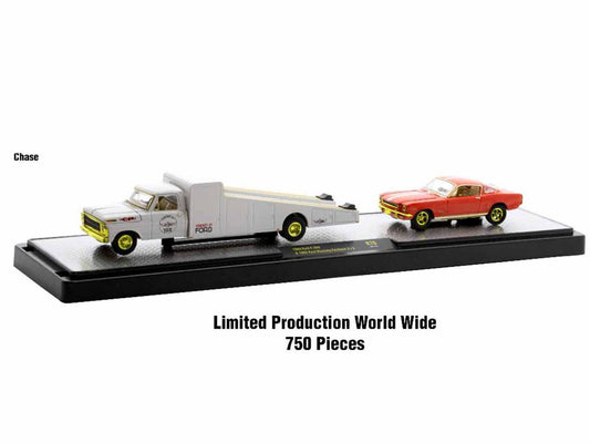 Auto Haulers Set of 3 Trucks Release 76 Limited Edition to 8000 pieces Worldwide 1/64 Diecast Models by M2 Machines