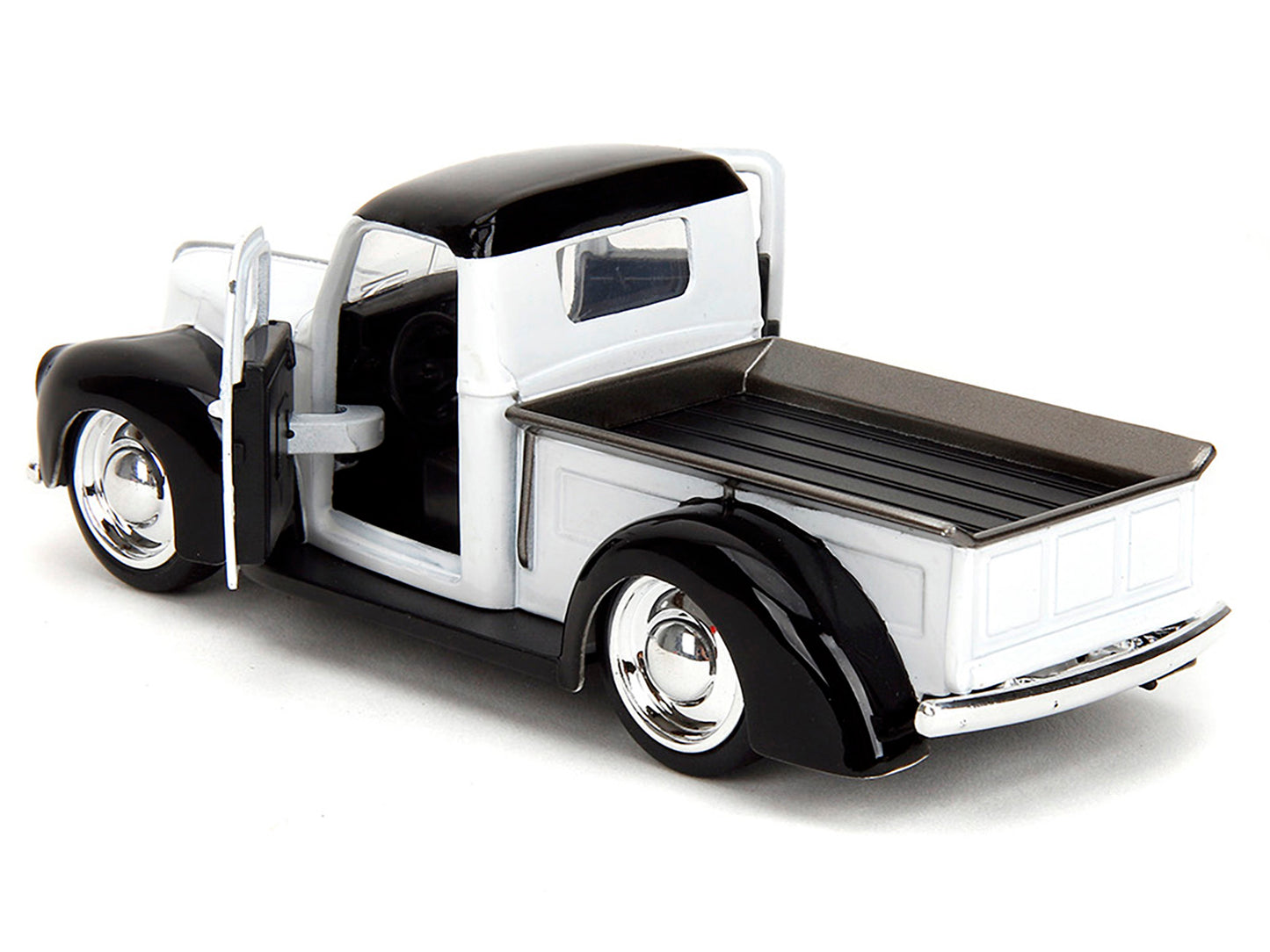 1941 Ford Pickup Truck "Mickey Mouse - Steamboat Willie" White and Black "Hollywood Rides" Series 1/32 Diecast Model Car by Jada