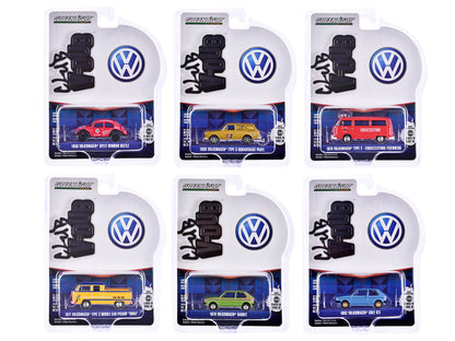 "Club Vee-Dub" Series 19 Set of 6 pieces 1/64 Diecast Model Cars by Greenlight