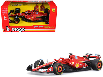 Ferrari SF-24 #16 Charles Leclerc "Formula One F1 World Championship" (2024) "Formula Racing" Series 1/43 Diecast Model Car by Bburago