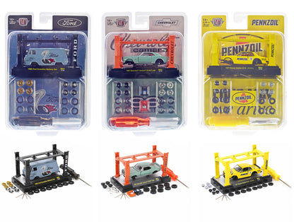 Model Kit 3 piece Car Set Release 64 Limited Edition to 9600 pieces Worldwide 1/64 Diecast Model Cars by M2 Machines