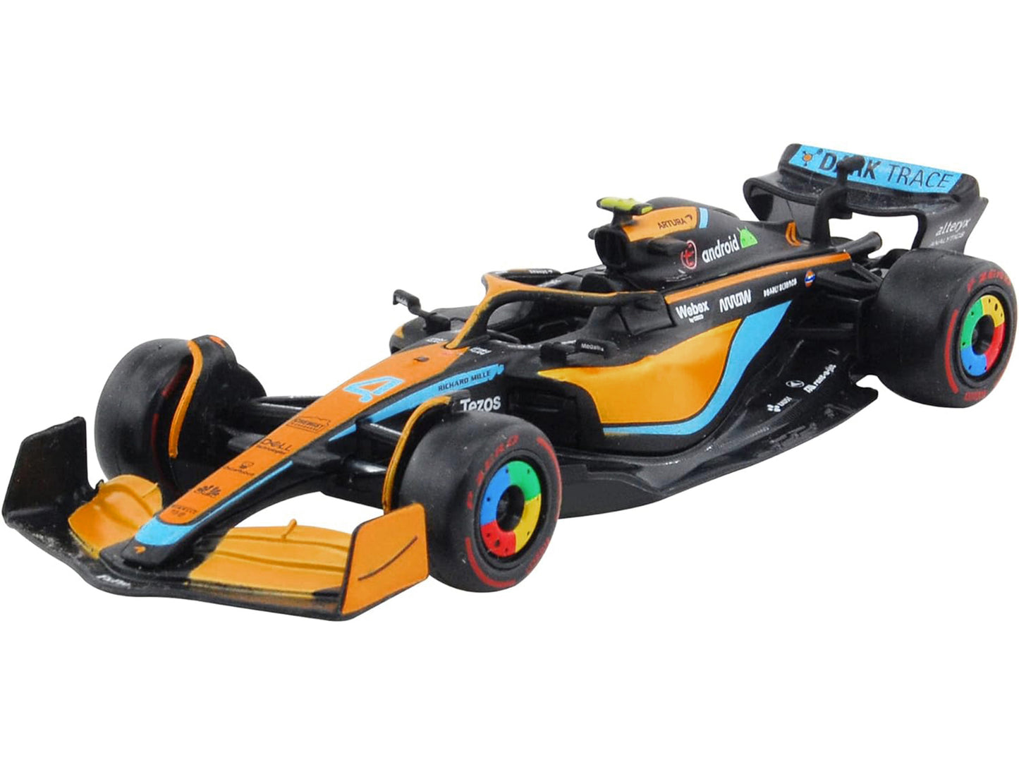 McLaren MCL36 #4 Lando Norris Formula One F1 "Australian GP" (2022) 1/43 Diecast Model Car by Bburago