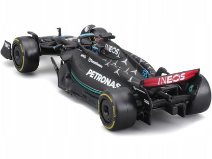 Mercedes-AMG F1 W14 E Performance #63 George Russell "Petronas" "Formula One F1 World Championship" (2023) with Driver in Car 1/43 Diecast Model Car by Bburago