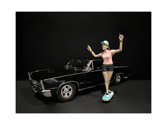 Skateboarder Figurine IV for 1/18 Scale Models by American Diorama